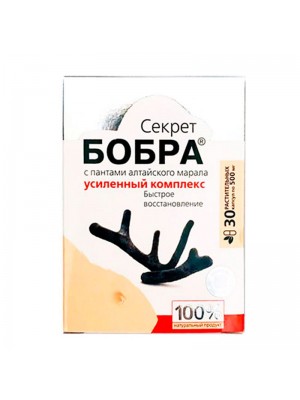 Секрет Бобра с пантами алтайского марала