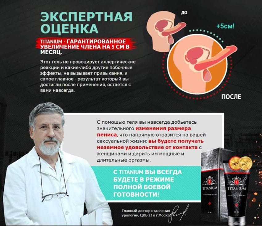 Titanium Gel для мужчин