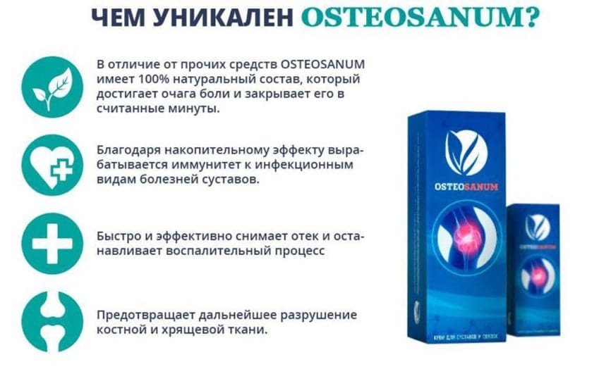 ОстеоСанум крем для суставов и связок