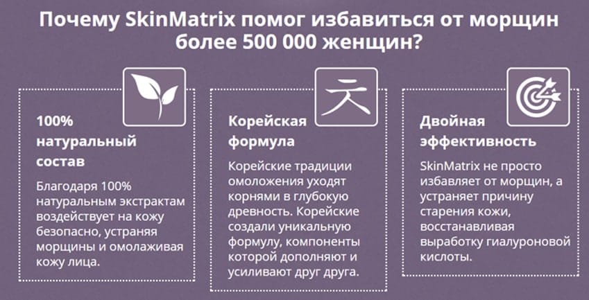 Скин Матрикс омолаживающее средство