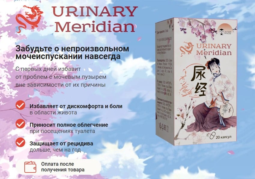 Urinary Meridian капсулы от недержания