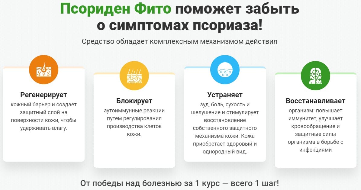 Псориден Фито растительное средство при псориазе, 10 мл