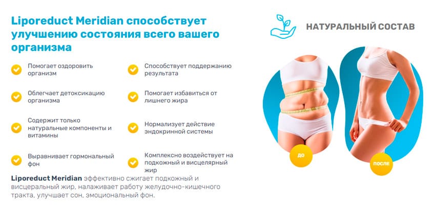 Liporeduct Meridian для похудения