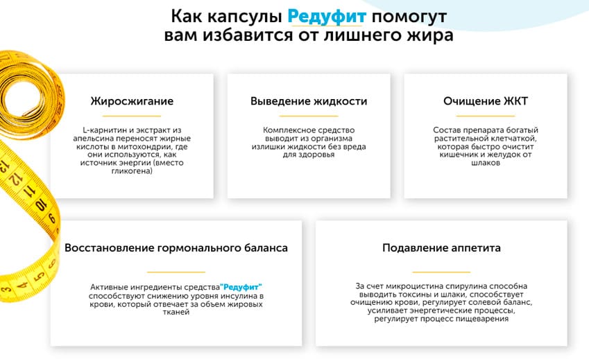 Редуфит система для похудения